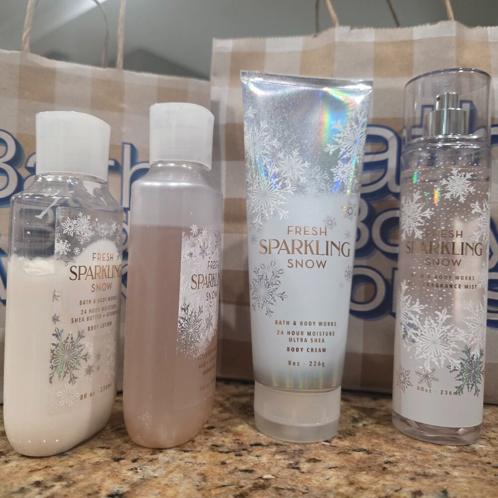 Fresh sparkling snow